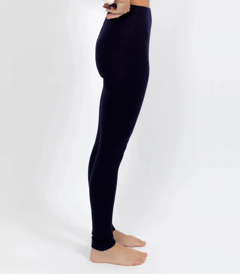 240Gsm Merino Wool Legging - Black