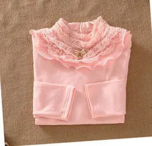 3-12T Kids Girl Sweater Fashion Lace Sweater Children Cotton Cardigan Baby Outerwear Girls Knitwear Clothes