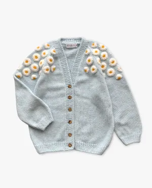 Adult Chamomile cardigan | Blue