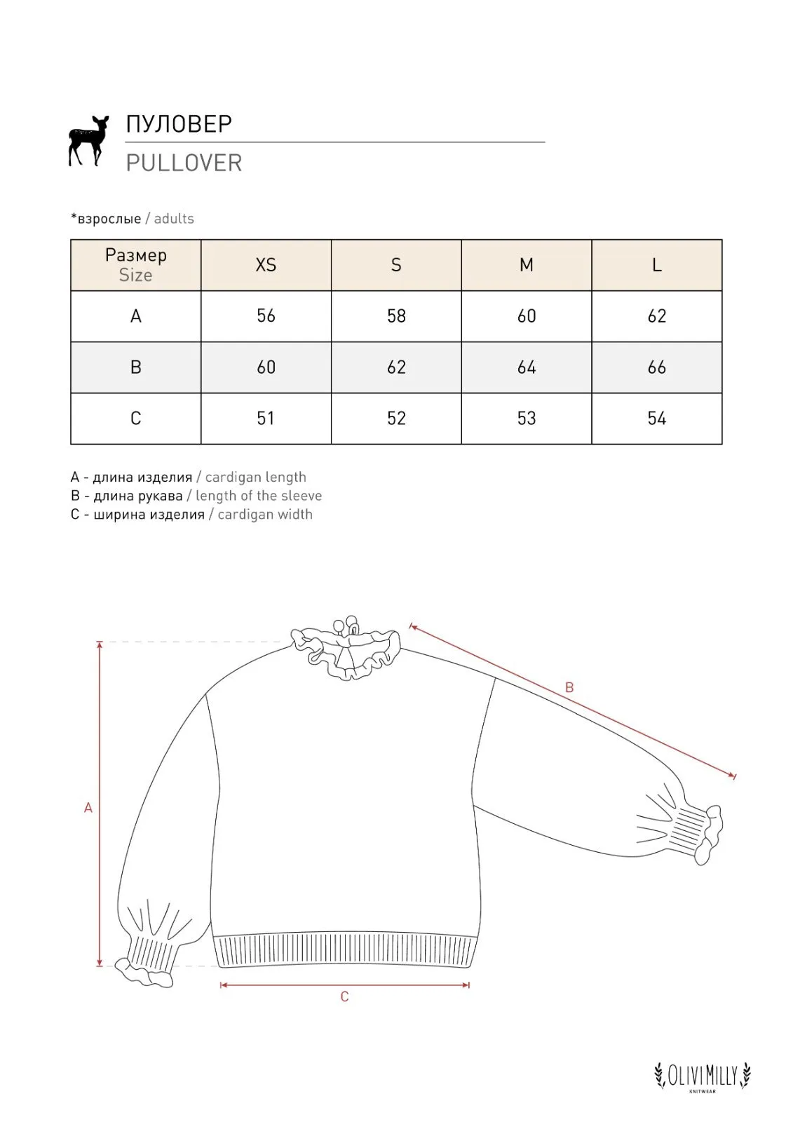 Adult Strawberries pullover | Wheat