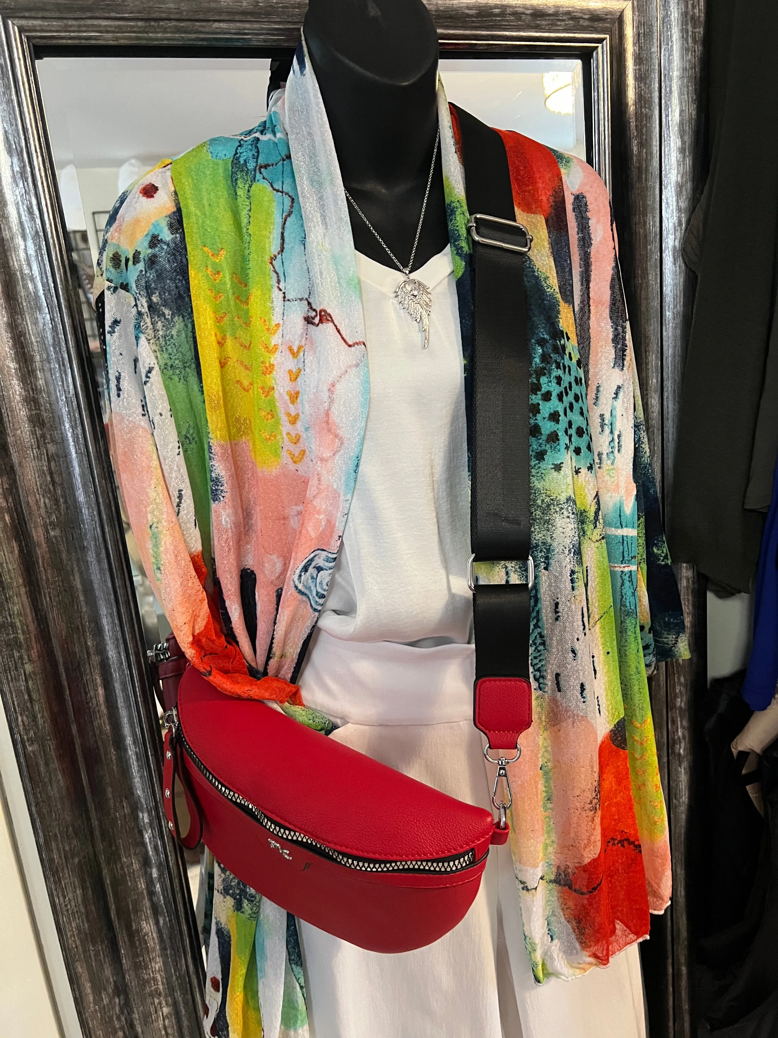 Alina Art Attack Mesh Cardigan