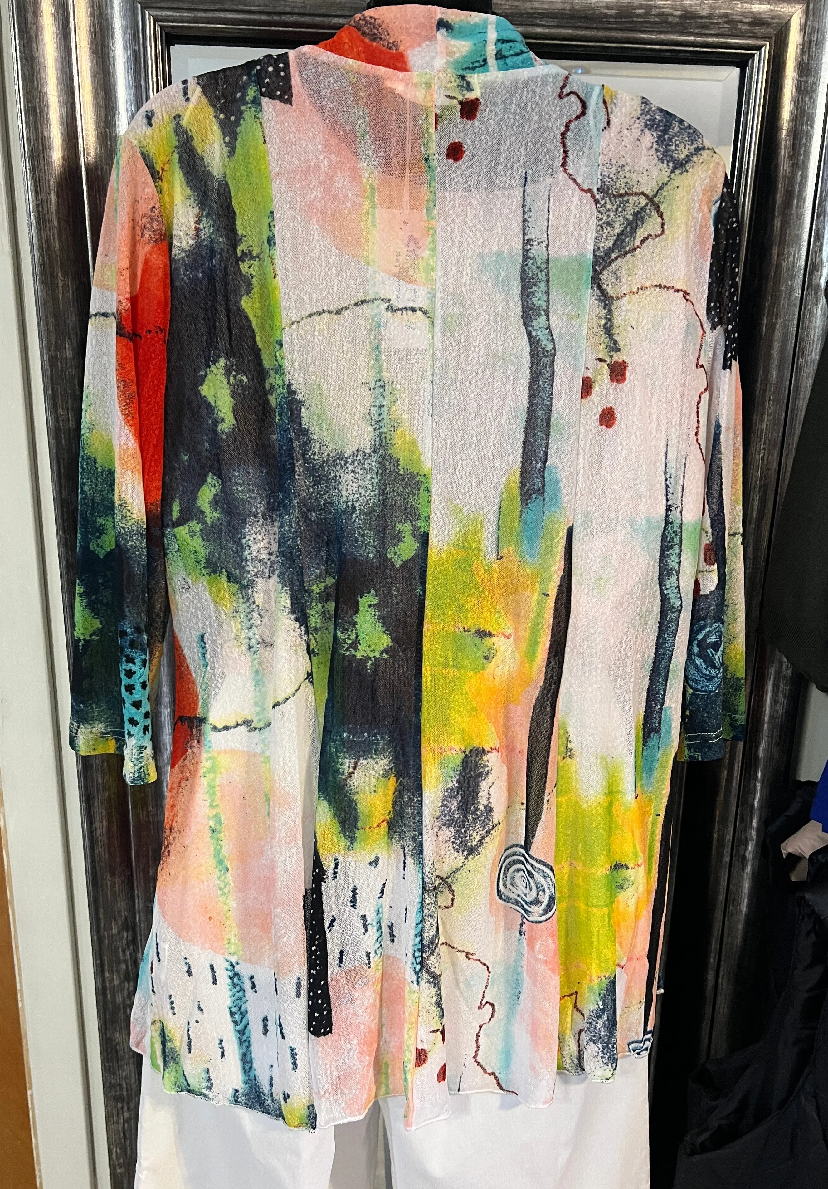 Alina Art Attack Mesh Cardigan