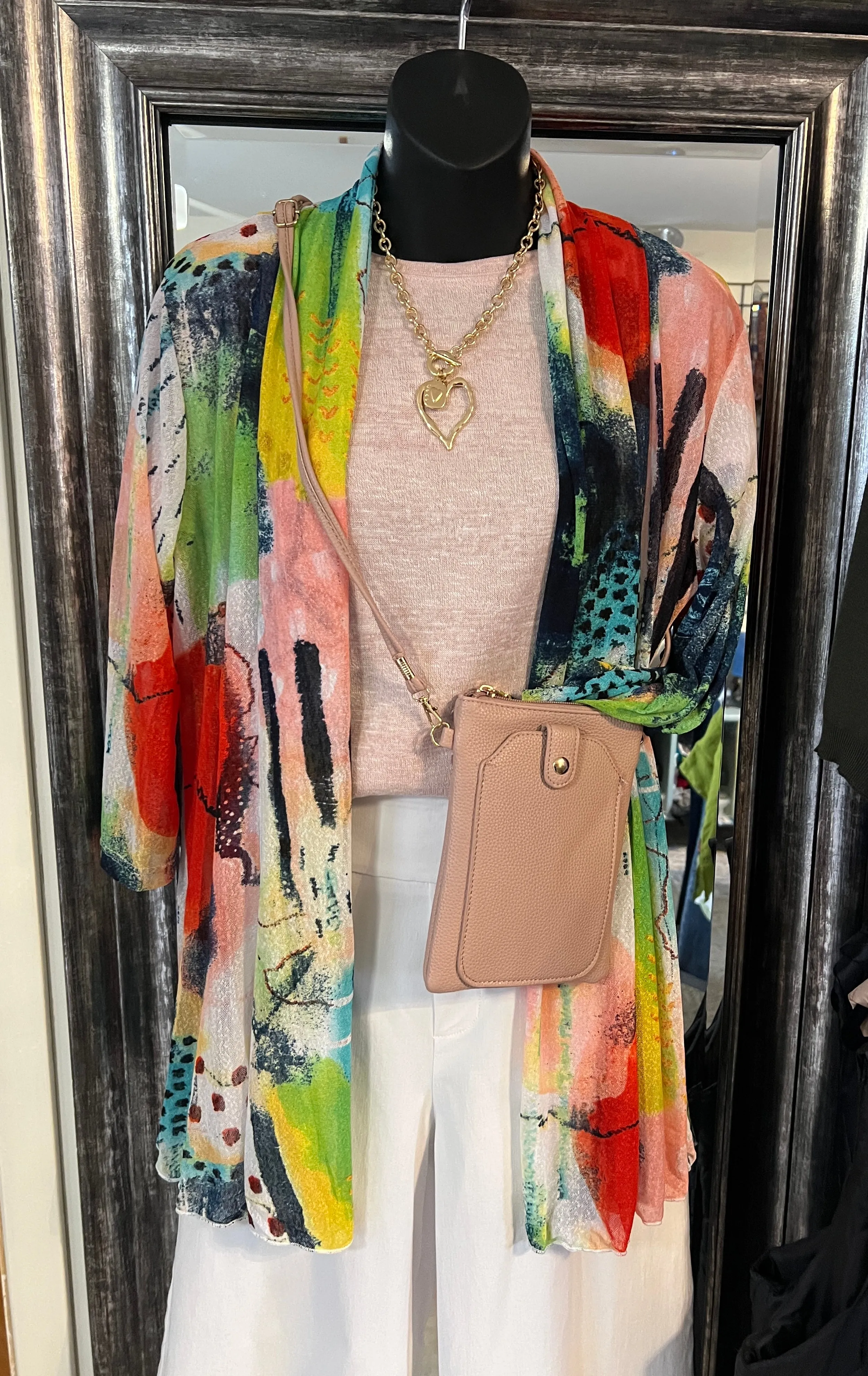 Alina Art Attack Mesh Cardigan