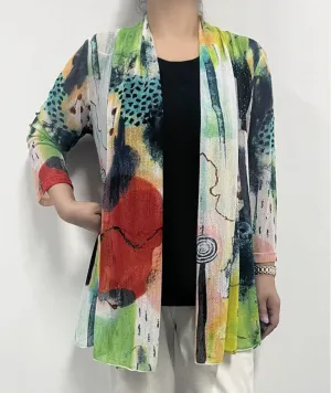 Alina Art Attack Mesh Cardigan