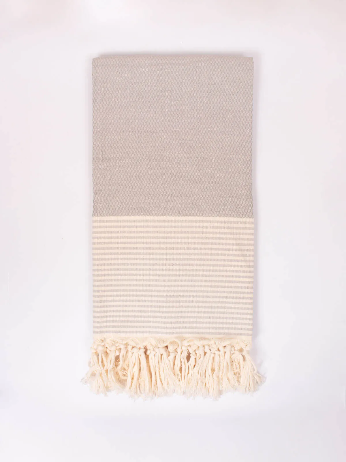Amalfi Hammam Towel, Pearl Grey