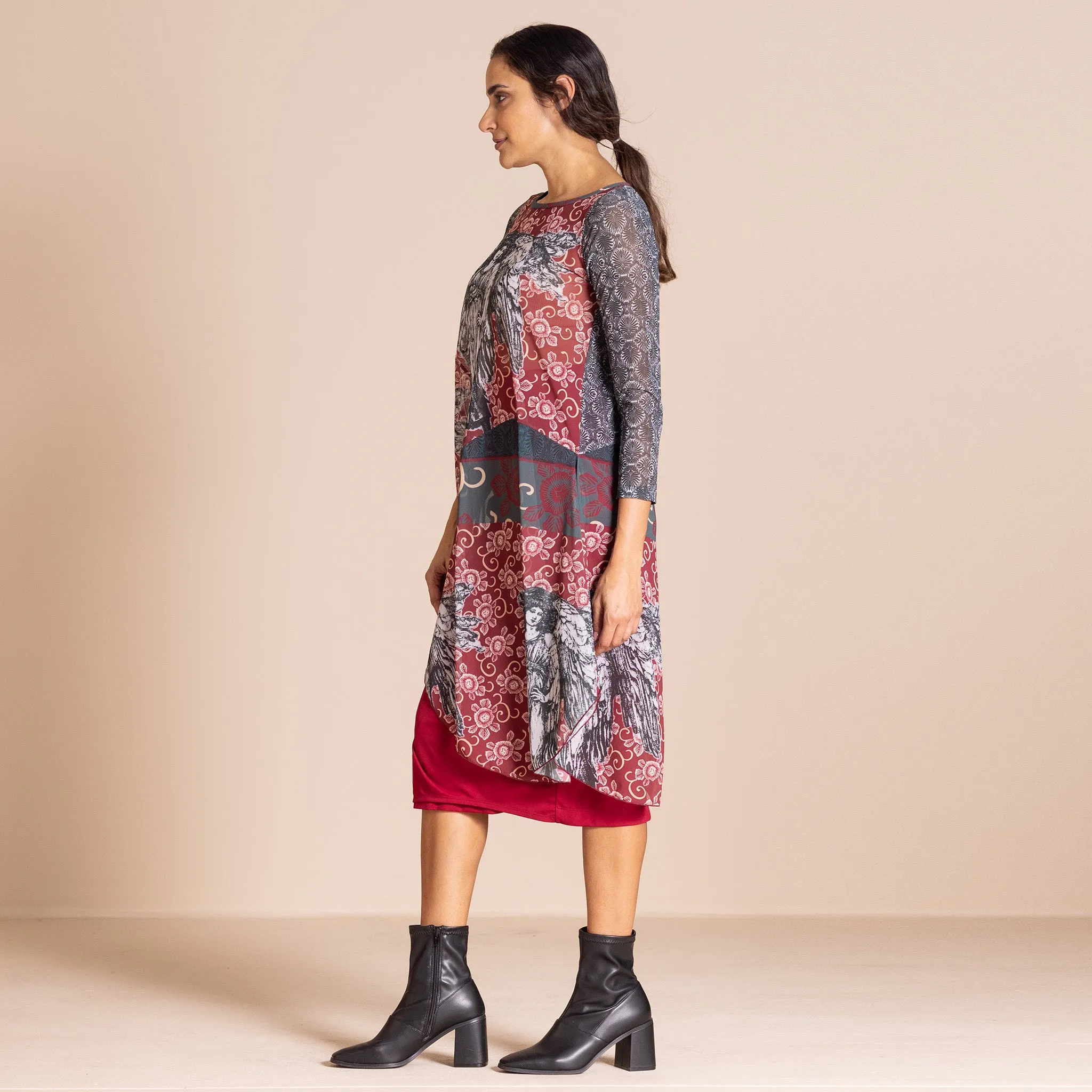 angel mesh circle tunic