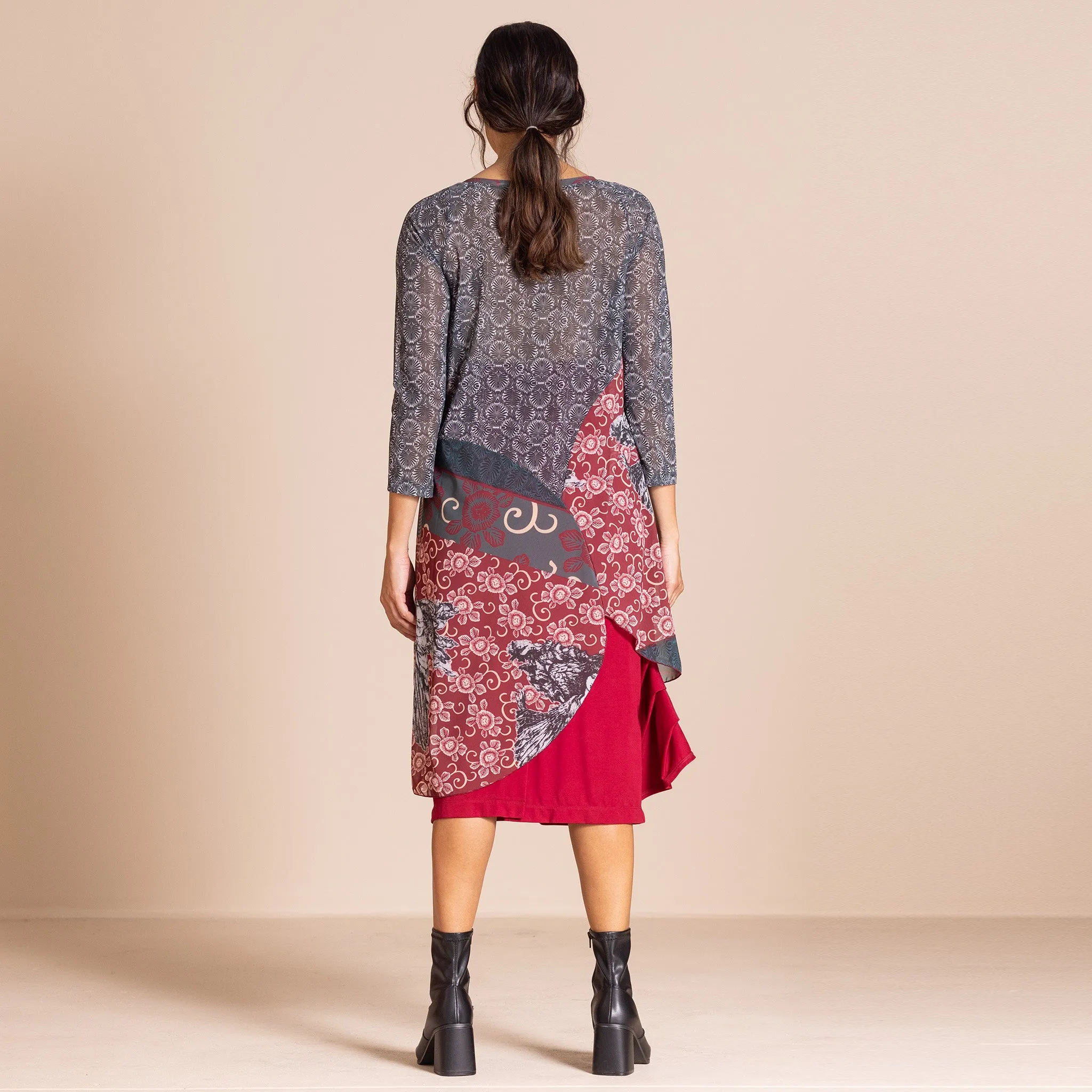 angel mesh circle tunic
