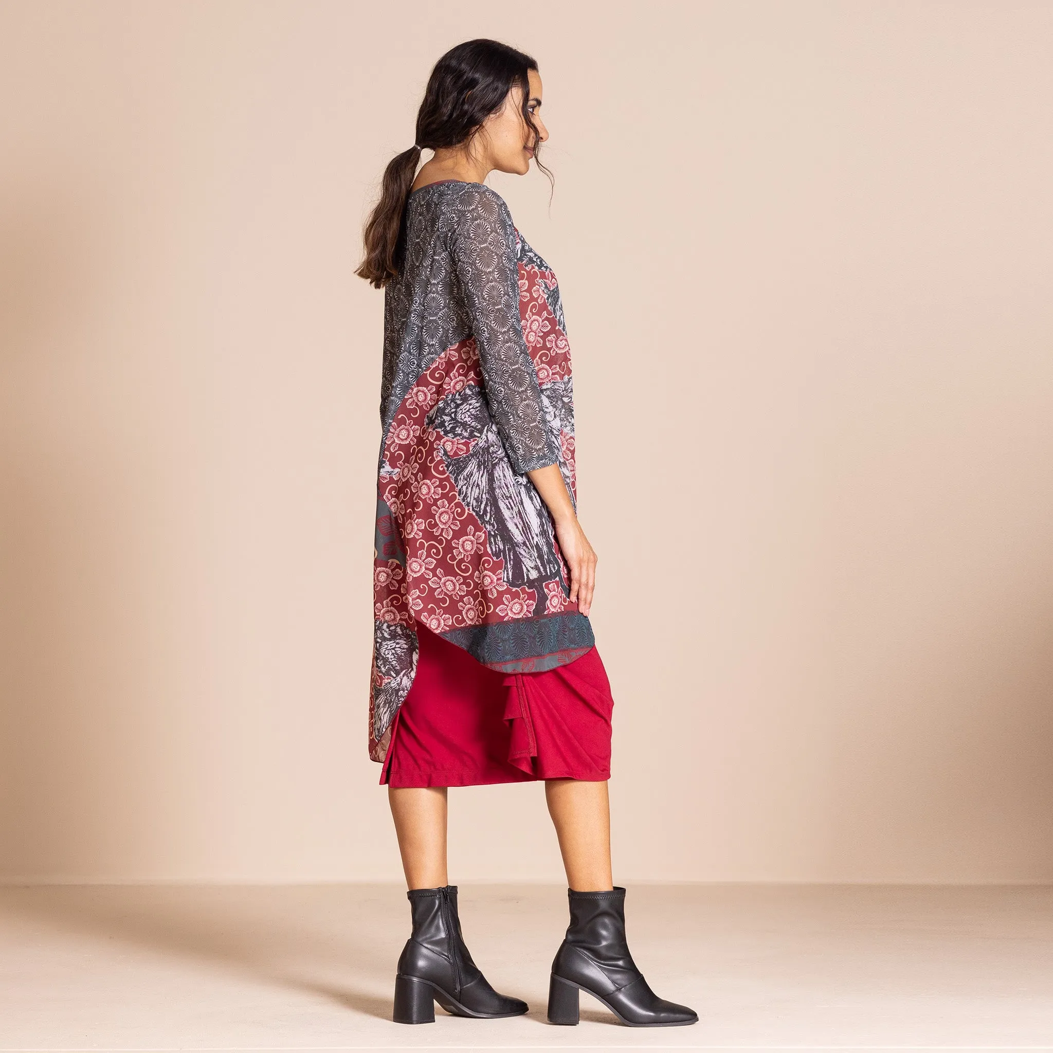 angel mesh circle tunic