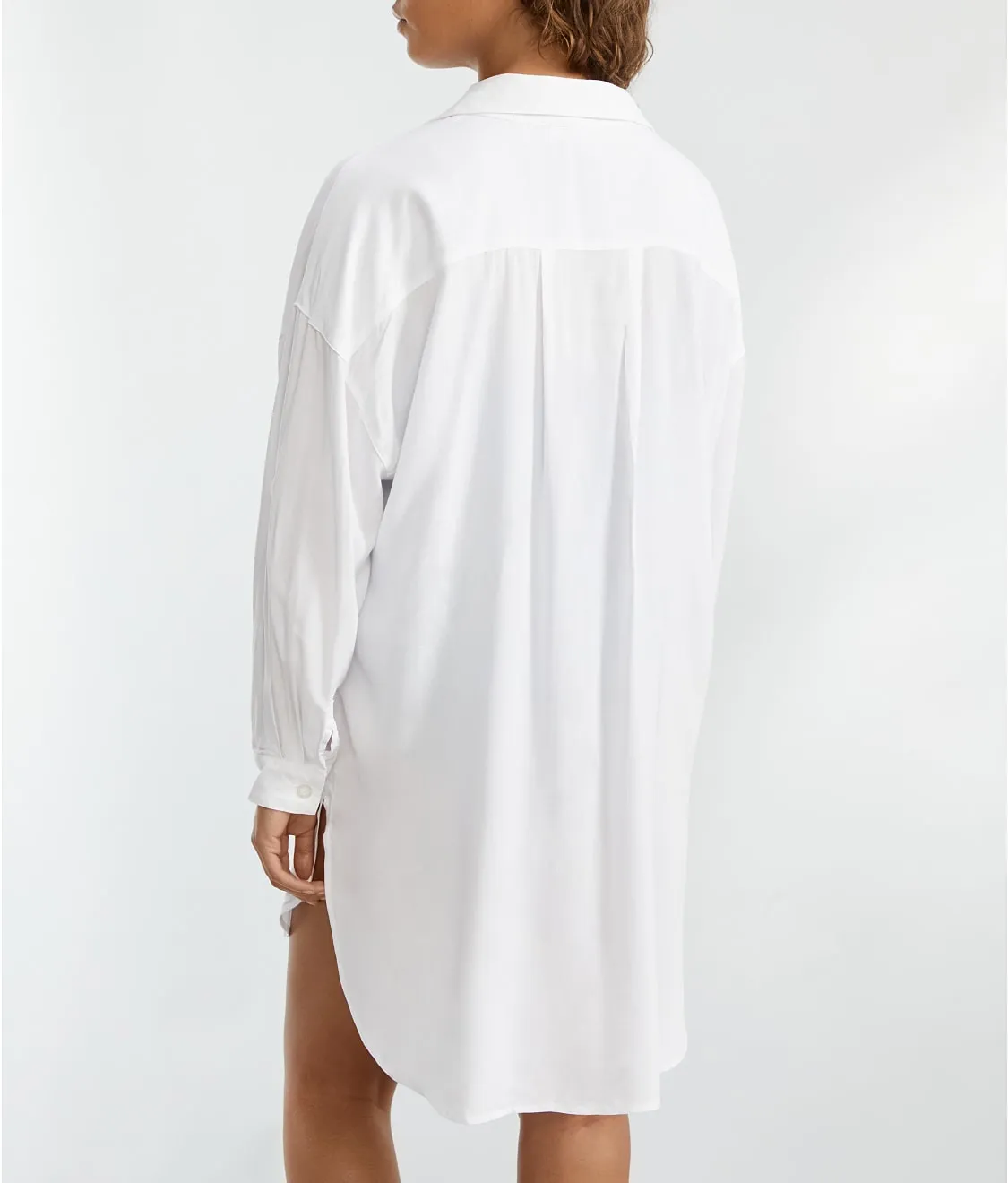 Anne Cole Boyfriend Button Down Cover-up