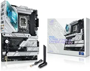 ASUS ROG Strix Z790-A Gaming WiFi D4 LGA1700(Intel®13th&12th Gen) ATX Gaming Motherboard(16 1 Power Stages,DDR4,4xM.2 Slots, PCIe® 5.0,WiFi 6E,USB 3.2 Gen 2x2 Type-C® with PD 3.0 up to 30W)