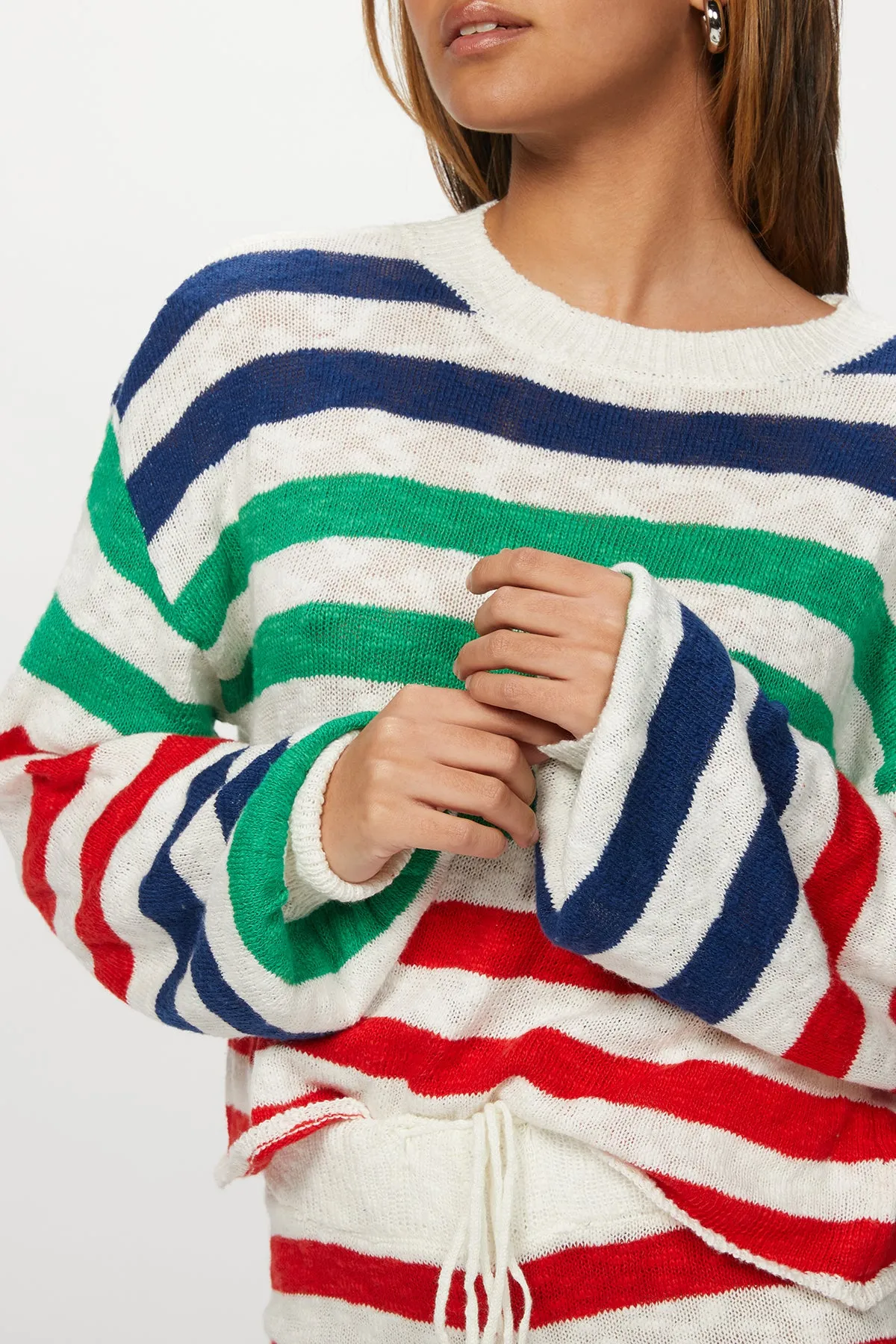 AVA OPEN-KNIT SWEATER