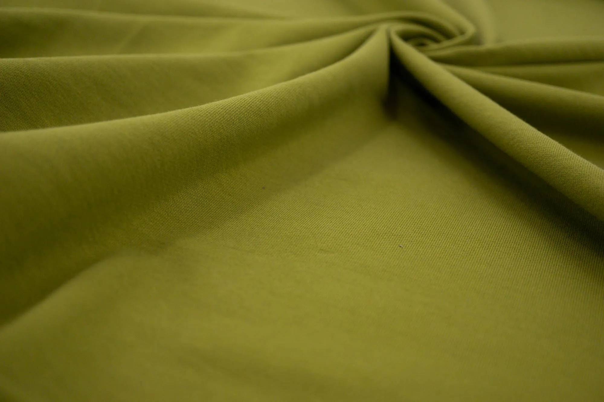 Avocado - LUXE Solids FRENCH TERRY - 1/2 Metre