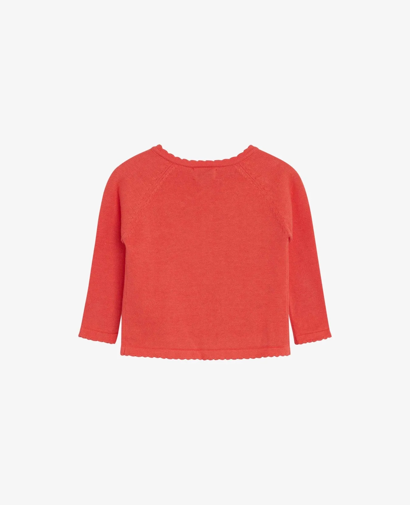 BABY BASIC ORGANIC LIGHT KNIT CARDIGAN
