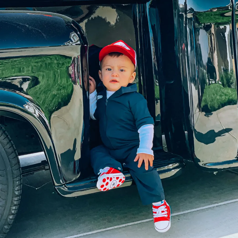 Baby Coverall for Boys, Knuckleheads Mechanic Halloween Jumpsuit Costume Baby Outfit