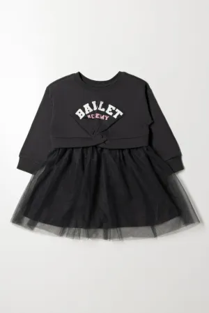 Ballet Dress Dark Grey