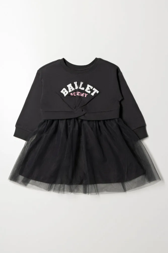 Ballet Dress Dark Grey