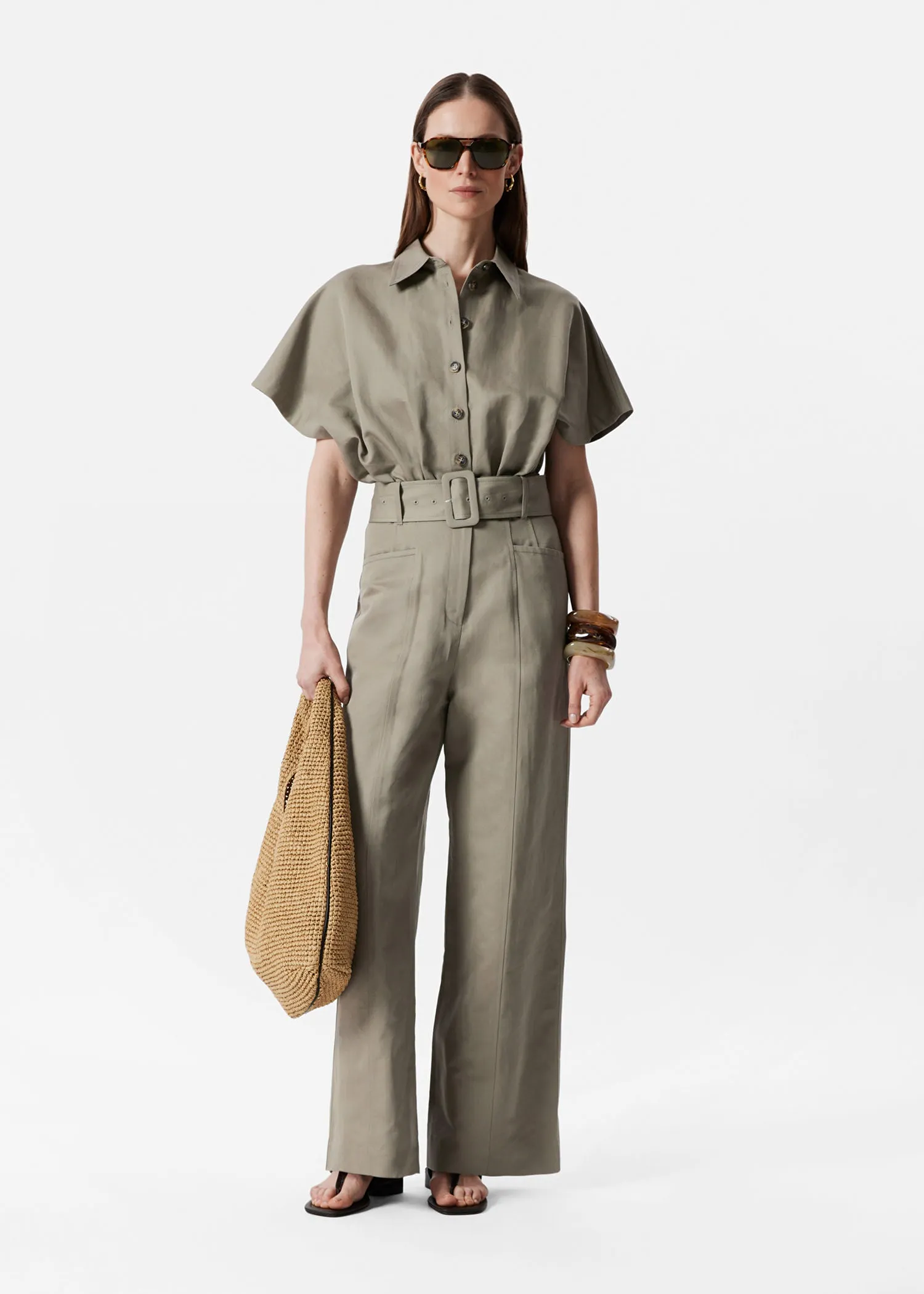 Belted Jumpsuit