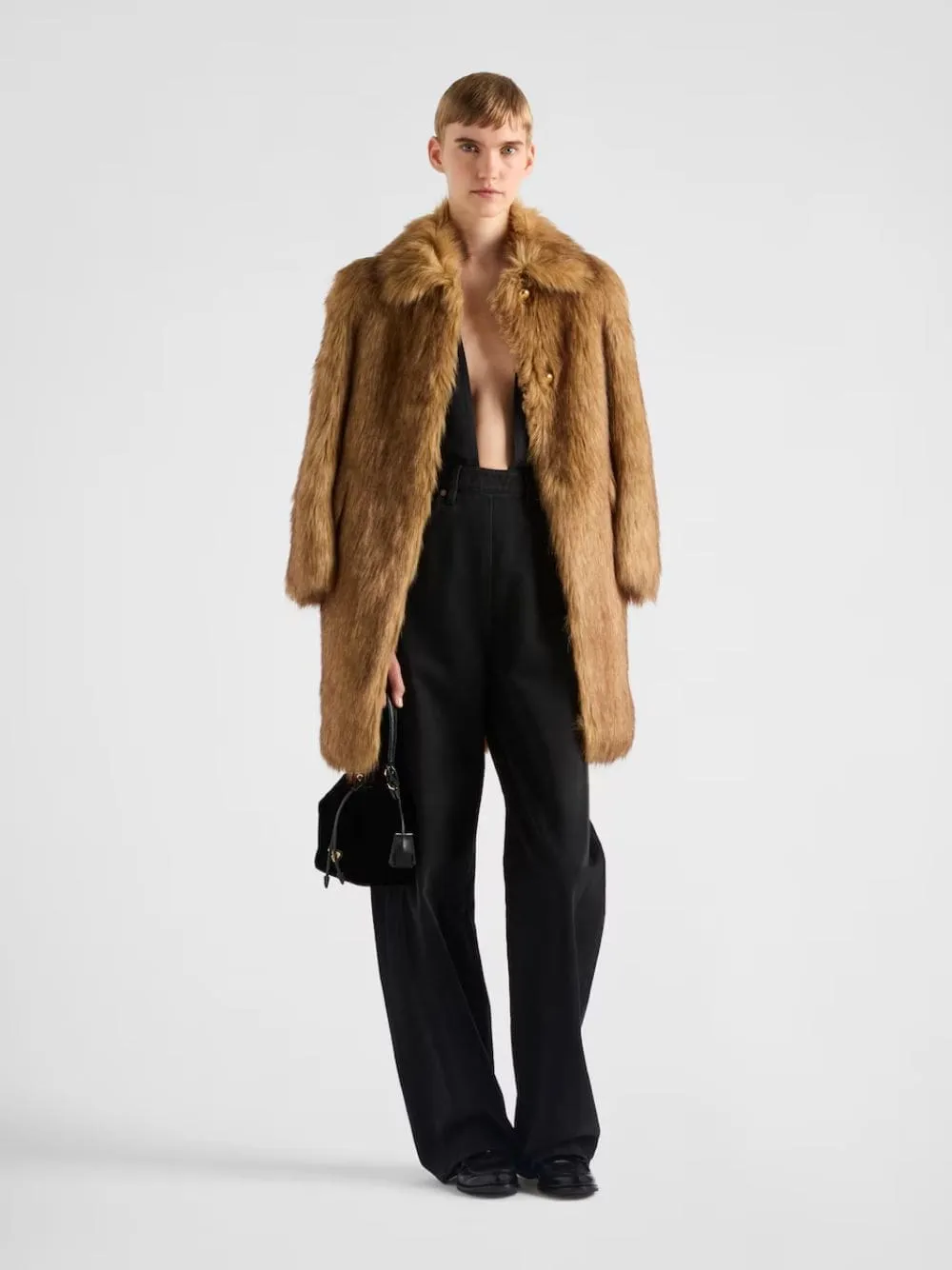 Black Denim Halterneck Jumpsuit