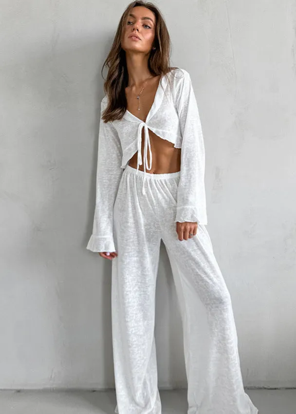 Breezy Tie-Front Lounge Set