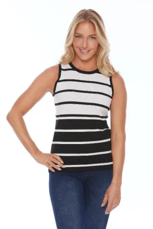 Camisole à rayures noir de Spense