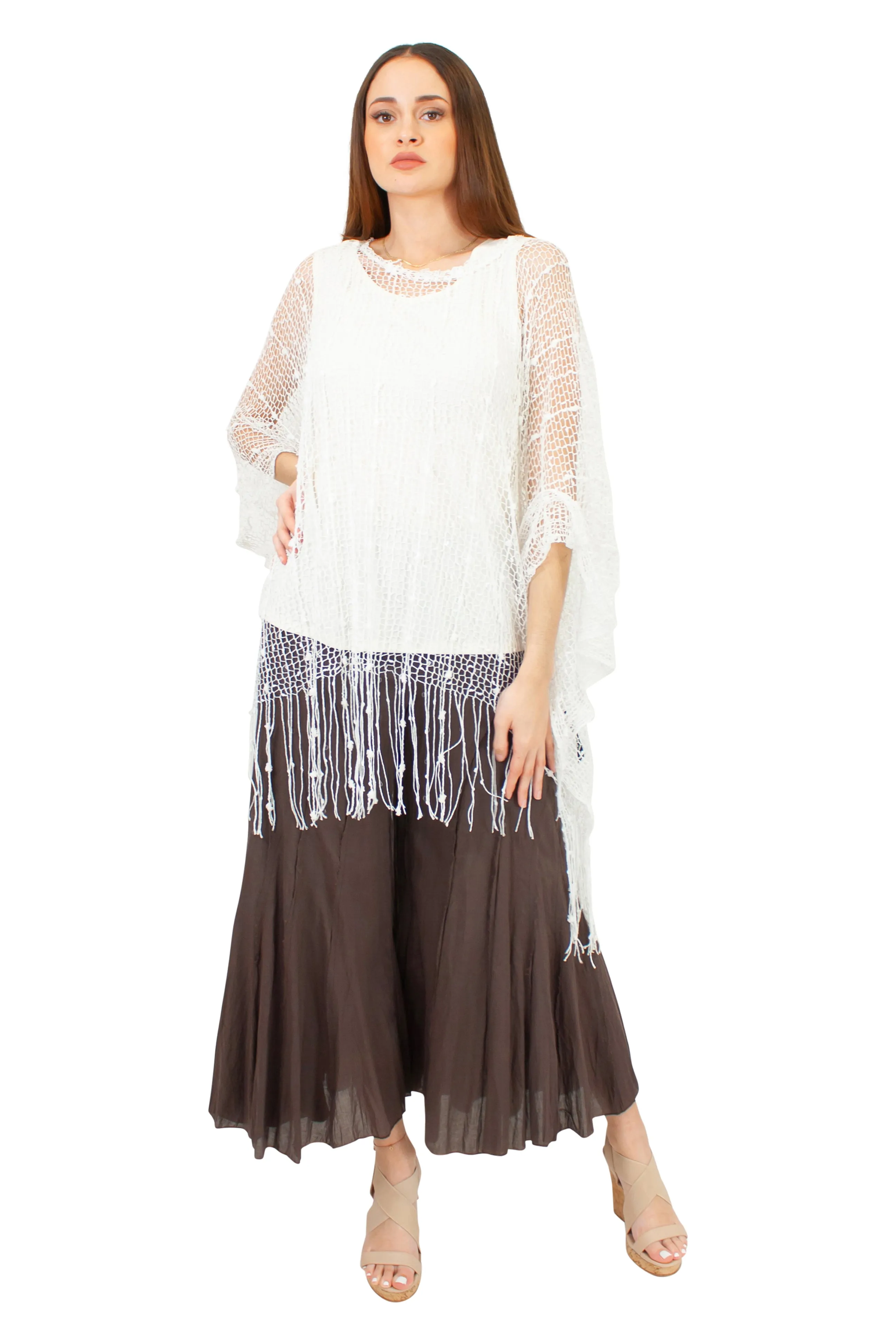 CH-4017 Cover-up in Turquoise