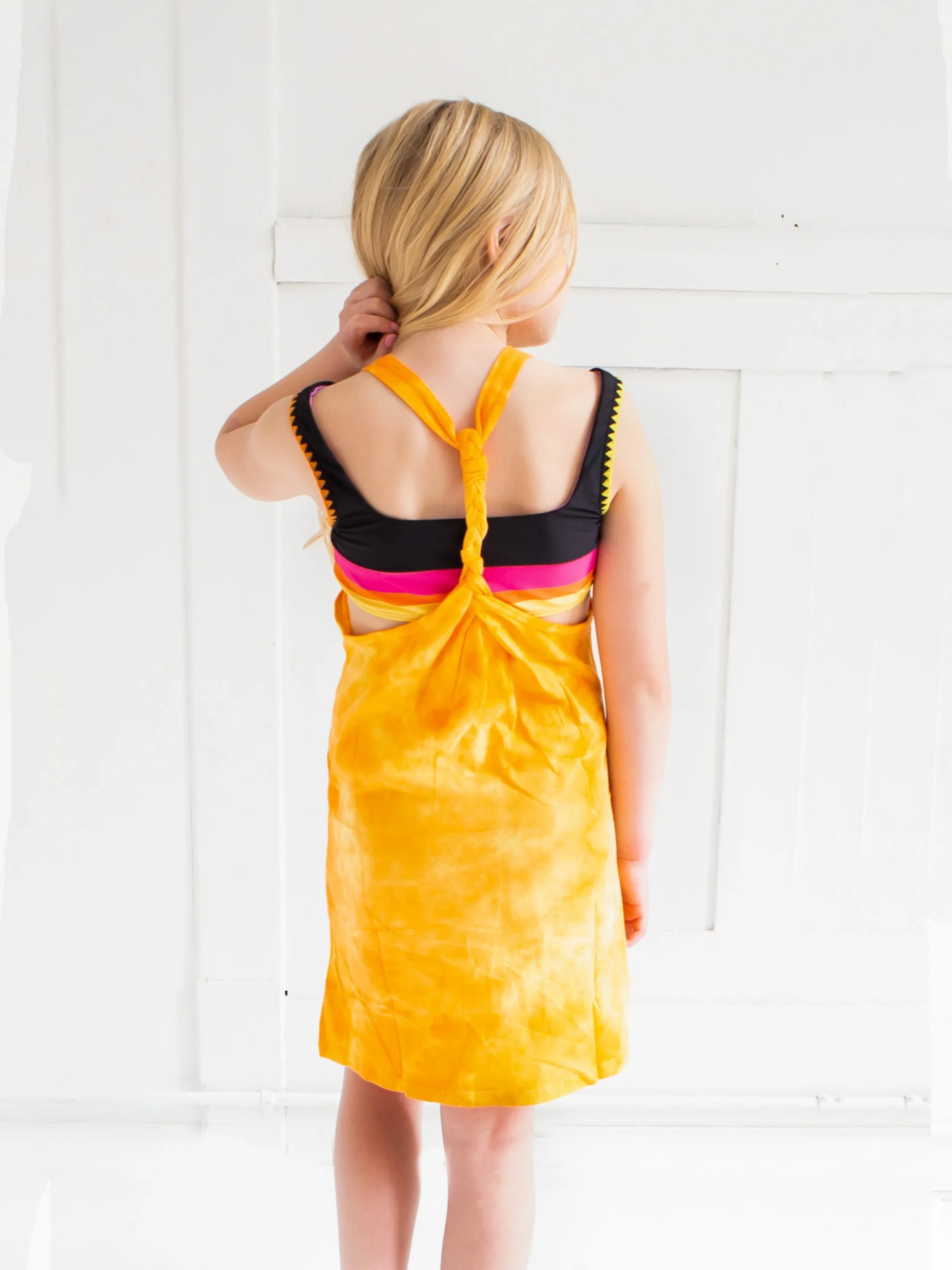 Chasteen Braided Tie Dye Tank Dress | Limeapple