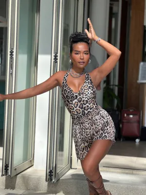 Cheetah Hedda Short - Resort Collection