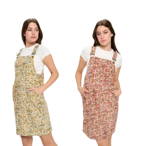 Colorful Blooming Meadow Corduroy Skirtall