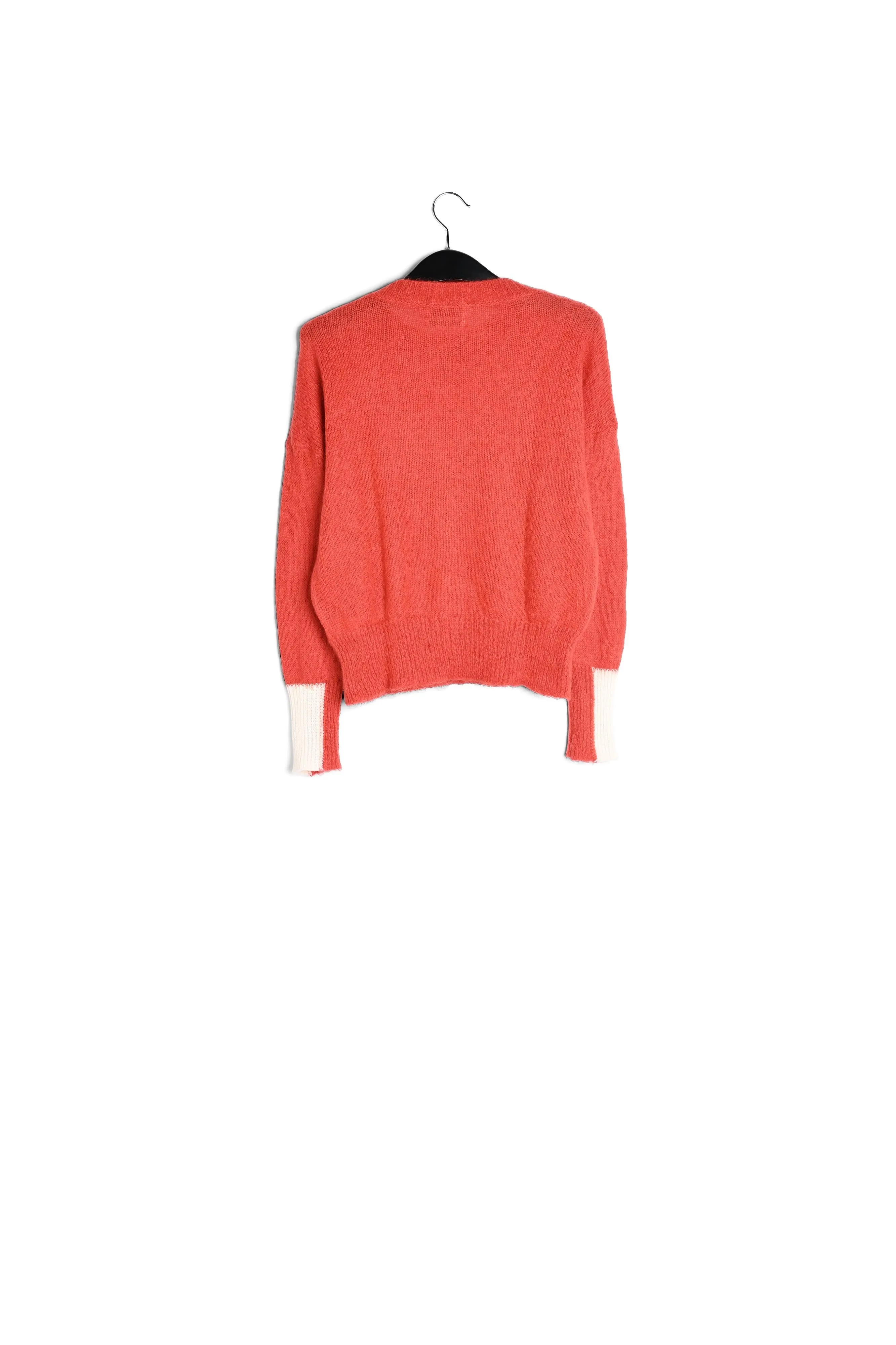 Contrast cuff sweater
