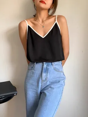 Contrast V Camisole Top