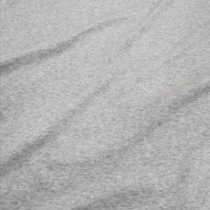 Cotton Knit, Light Grey Marle