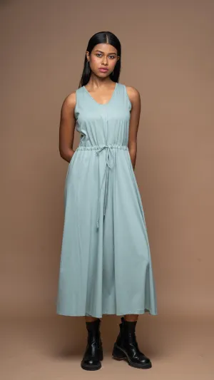 Cozy U Jumpsuit in Gray Blue