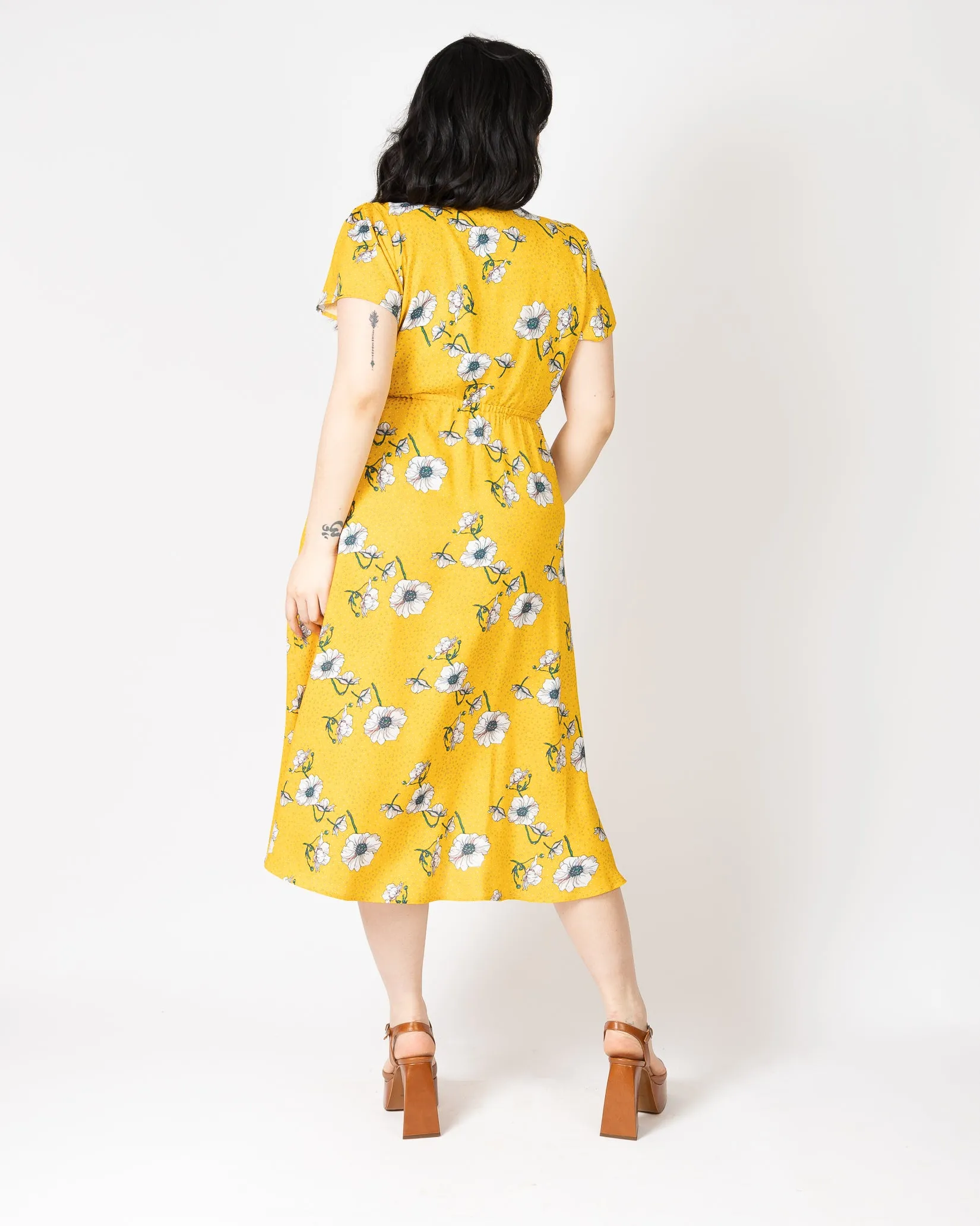 Crimson and Clover | Faux-Wrap Dress
