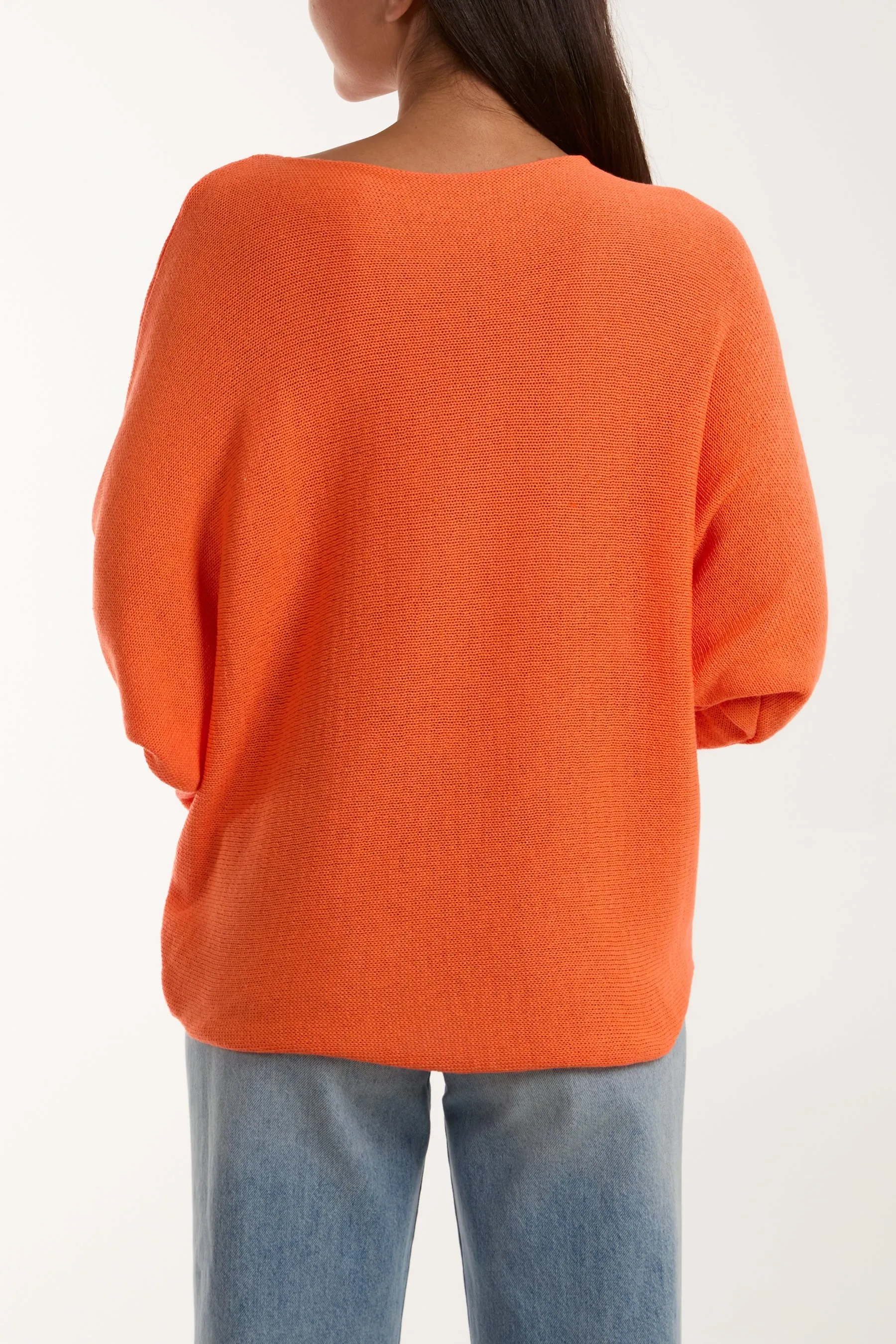 Daisies High Low Batwing Jumper