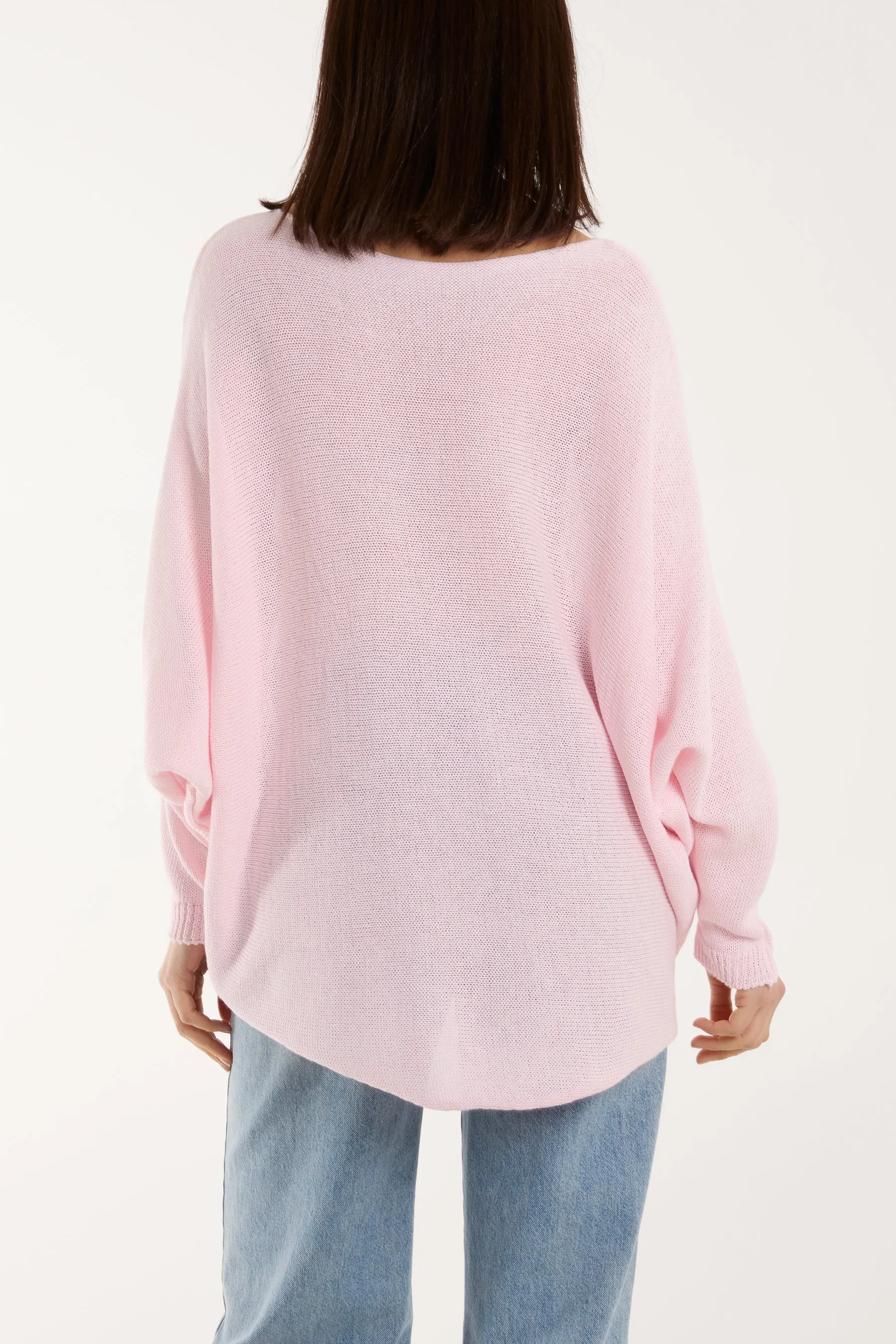 Daisies High Low Batwing Jumper