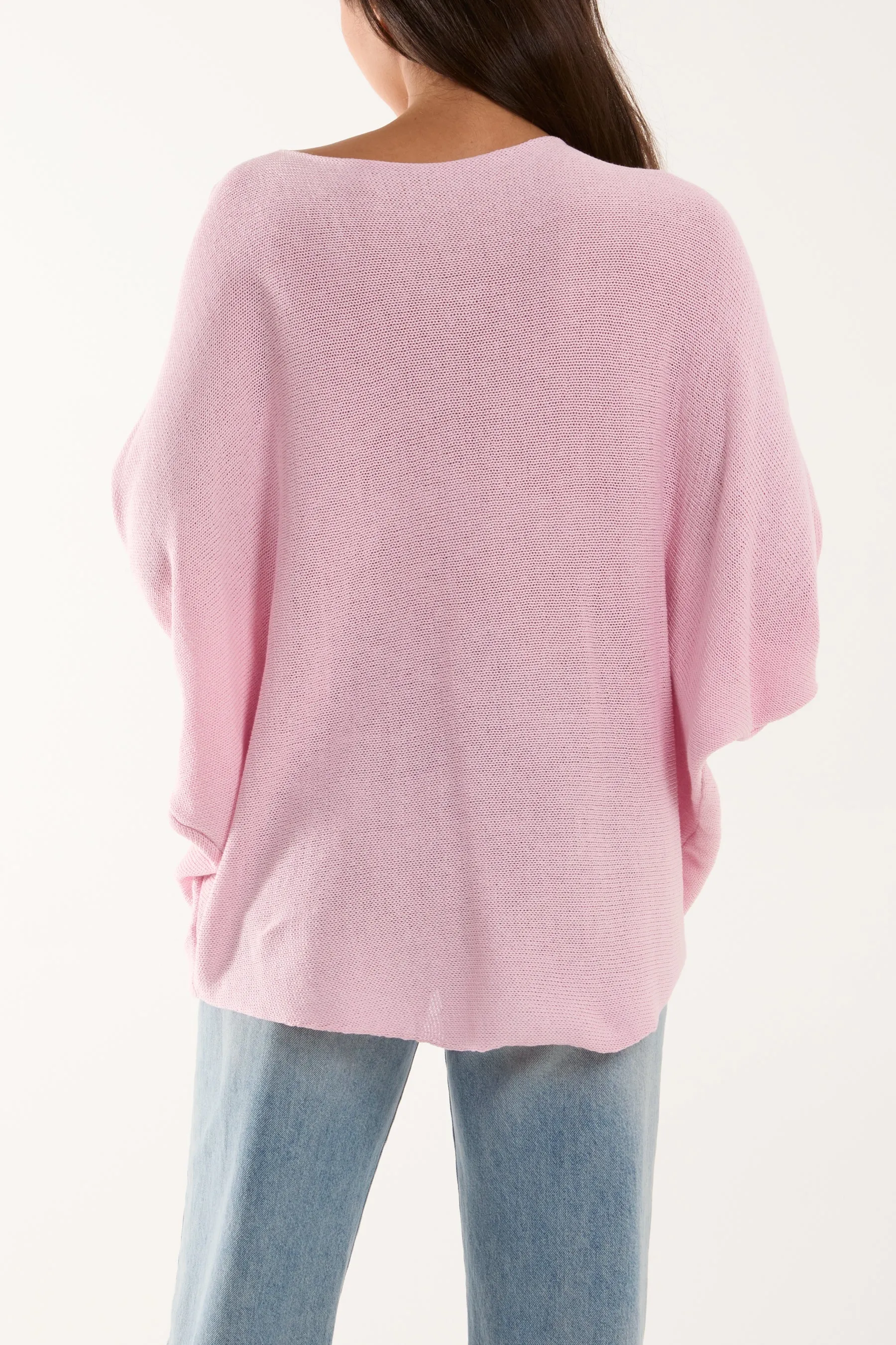 Daisies High Low Batwing Jumper
