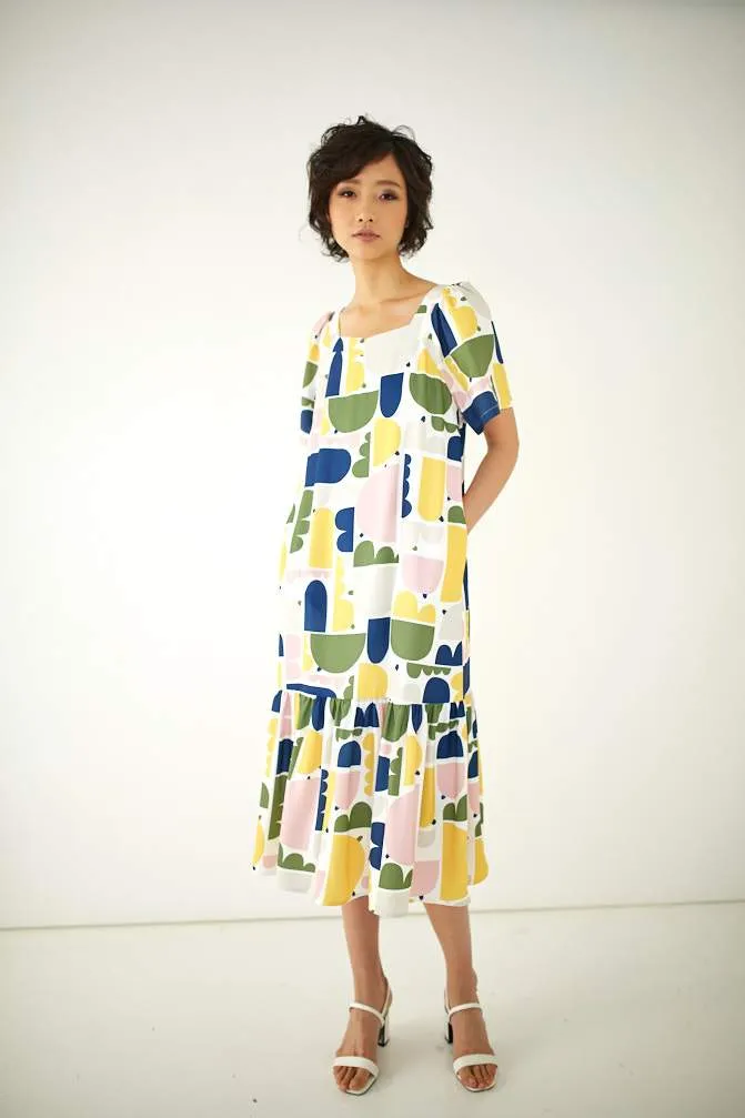 Dinosaur Ruffled Dress
