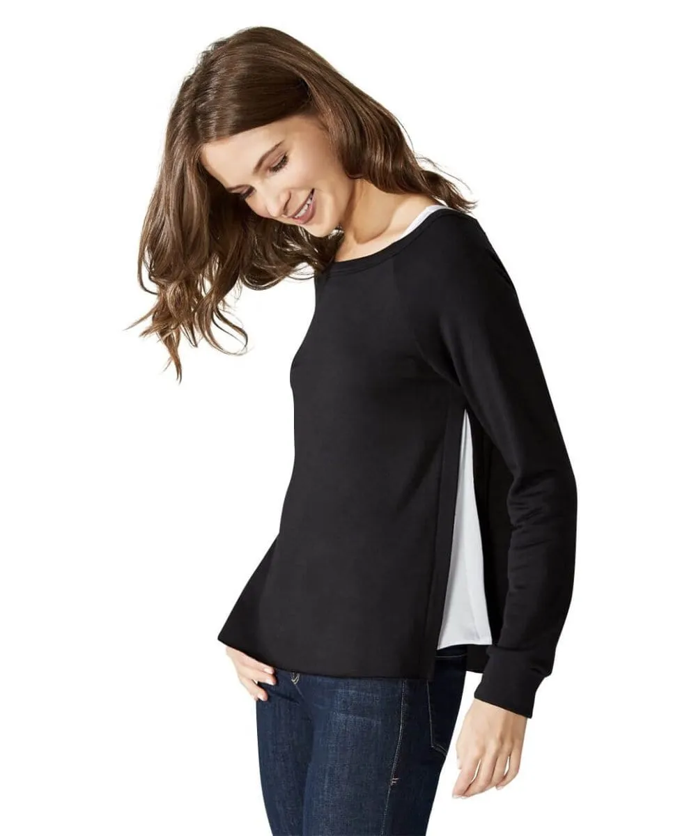 Double Down Sweatshirt, Chalk