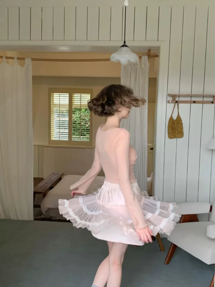 Dreamy Blush Tulle Skirt