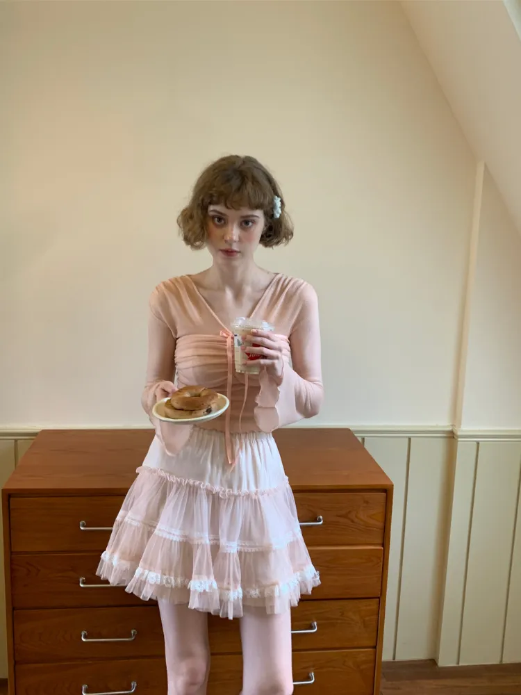 Dreamy Blush Tulle Skirt