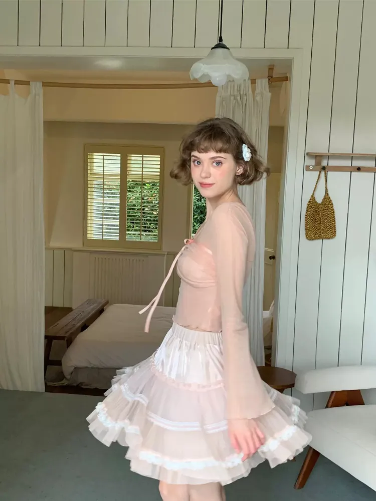 Dreamy Blush Tulle Skirt