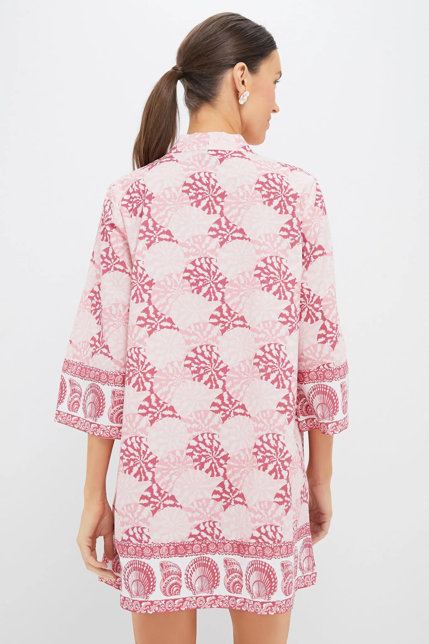 Dusty Rose Nautilus Shell Marseille Coverup
