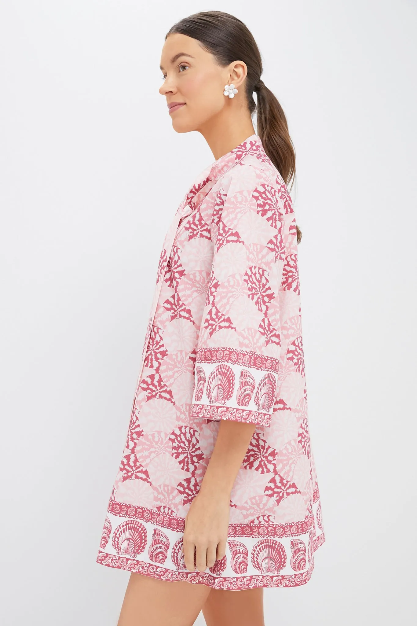 Dusty Rose Nautilus Shell Marseille Coverup