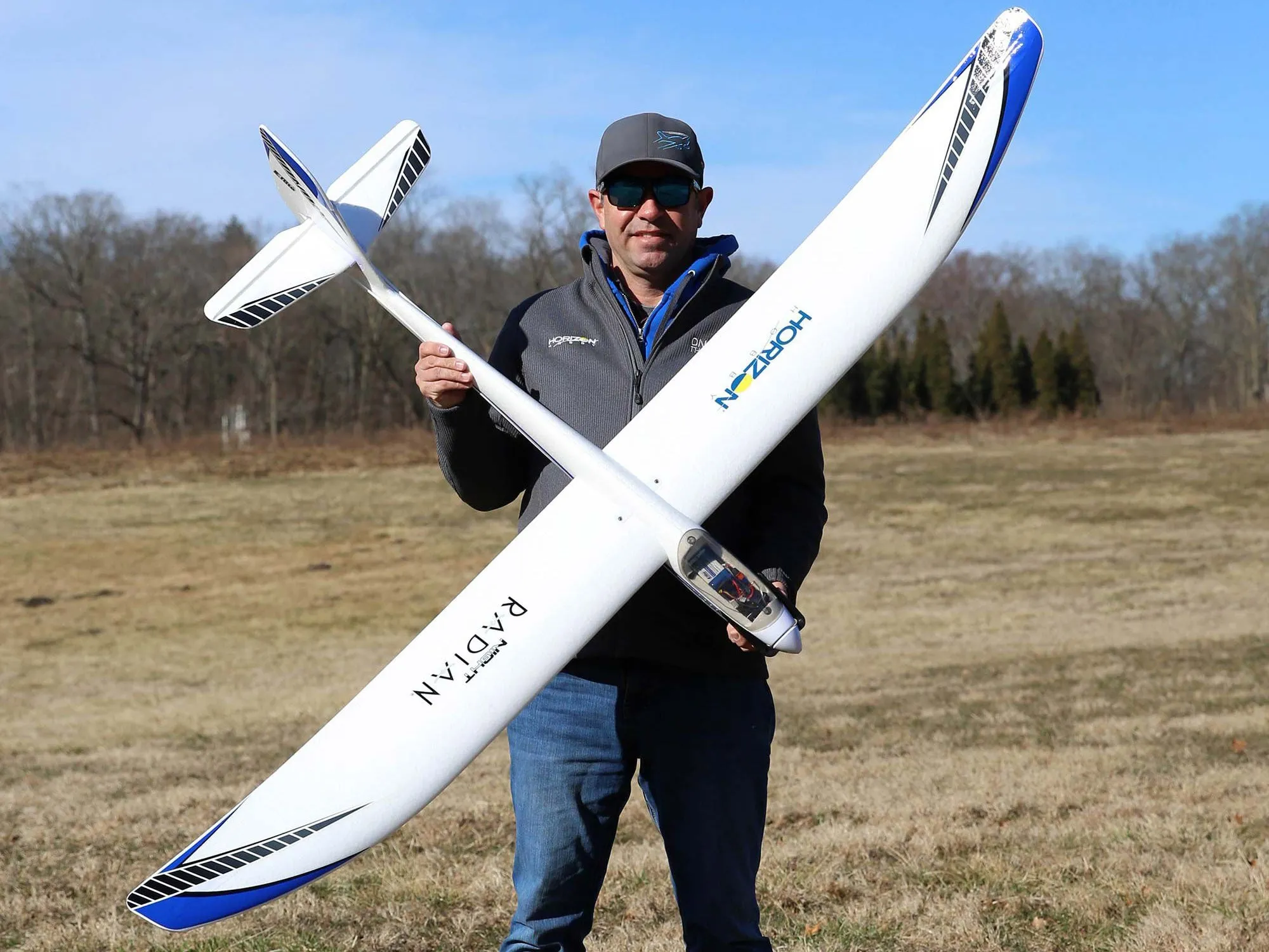 E-Flite Night Radian 2.0m BNF Basic with AS3X SAFE & Smart Select EFL36500