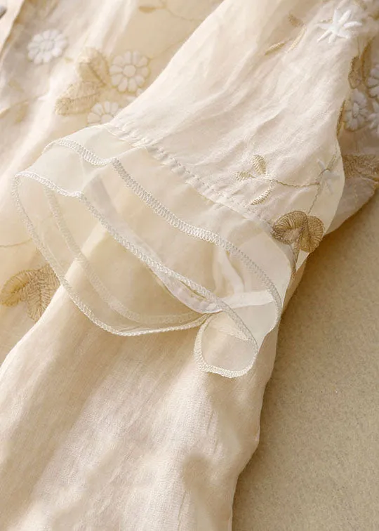 Elegant Embroidered Cotton Blouse