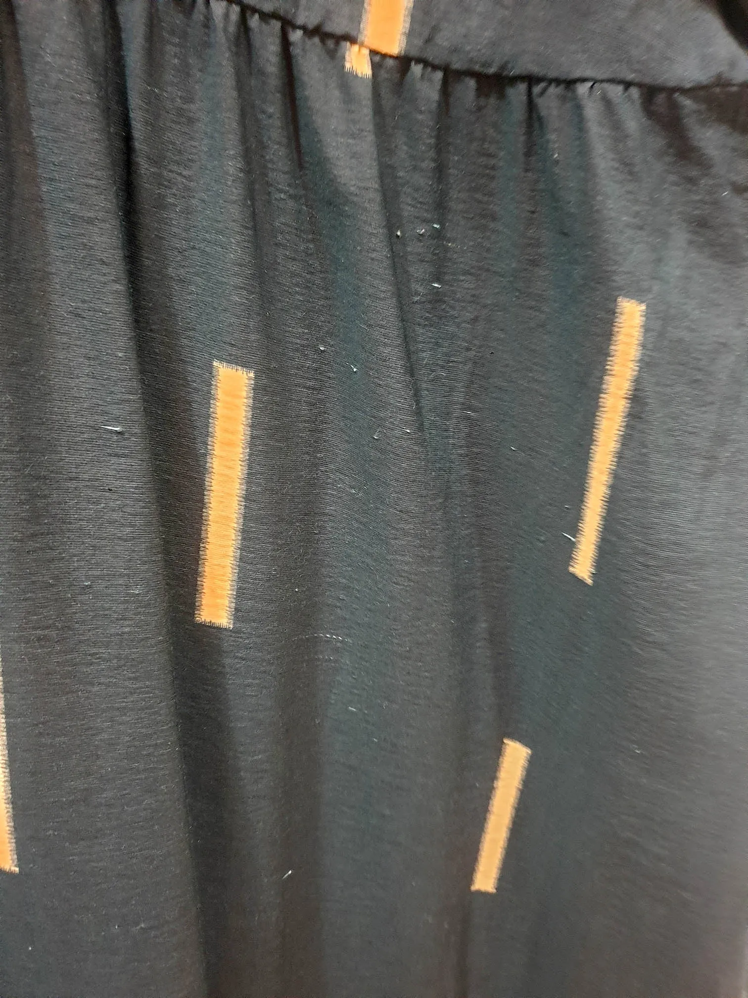 Elk unique print navy dress size 18 (note: inconsistencies)