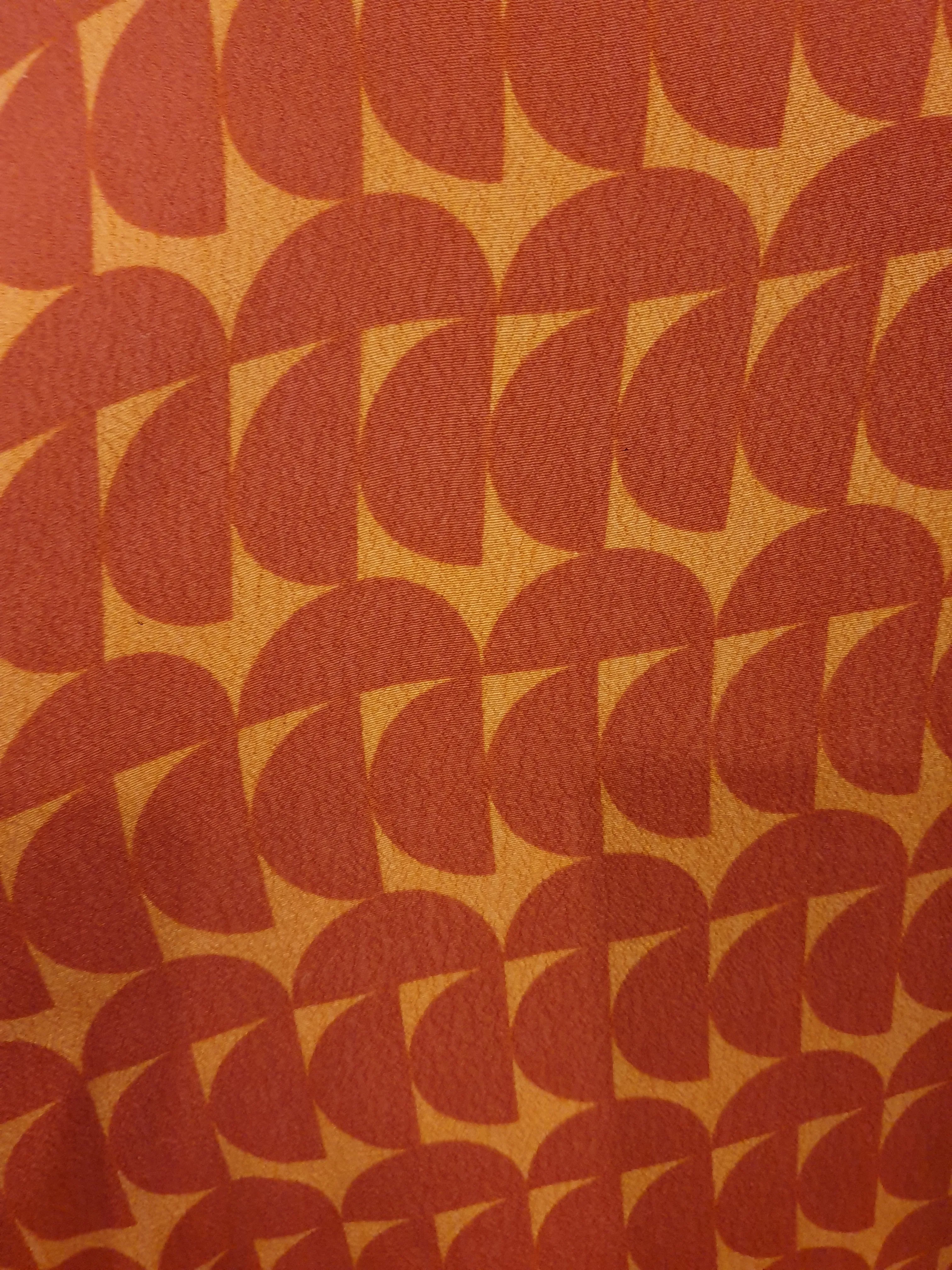 Elm red and orange print half sleeve top size 16