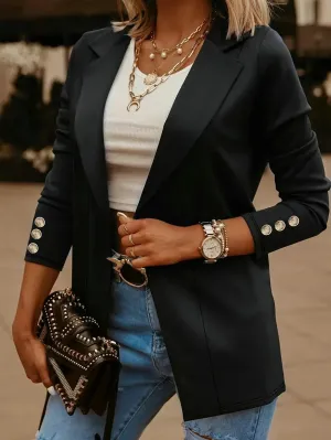 EMMA™ - Chic Open Front Jacket