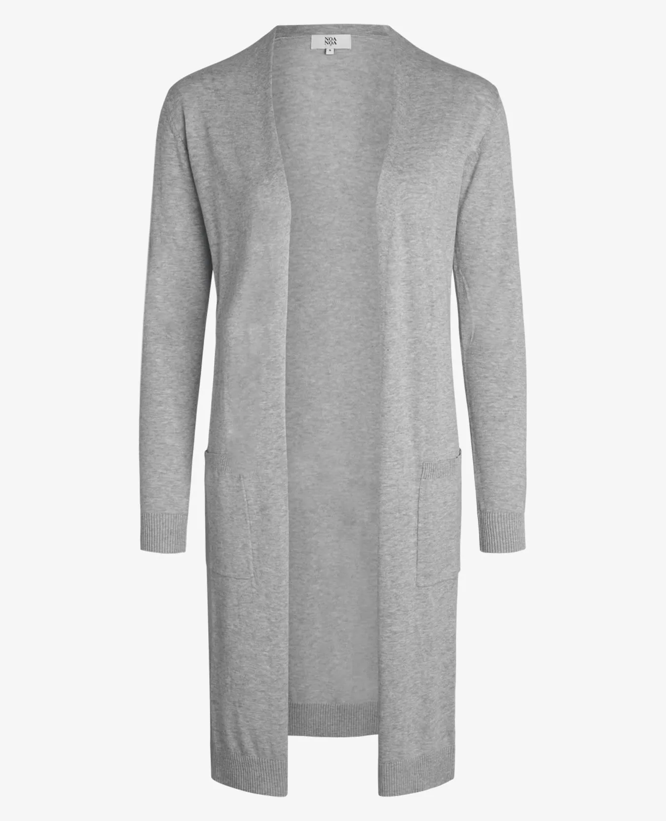ESSENTIAL COTTON MELANGE CARDIGAN
