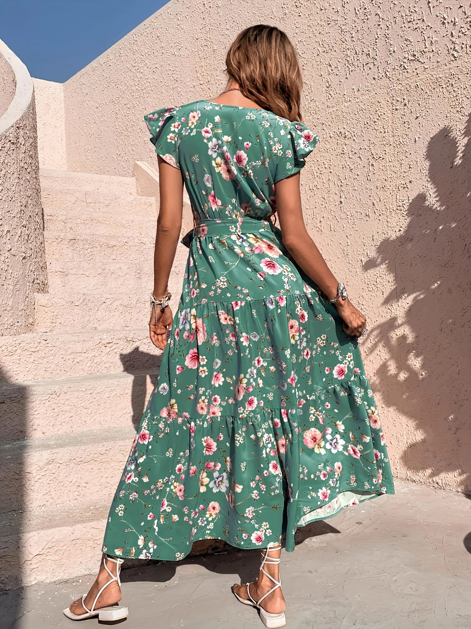 Floral Print Maxi Dress